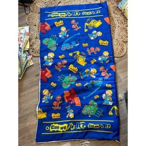 Vintage Bob the Builder‎ Kids Sleeping Bag Construction Bedding Toddler